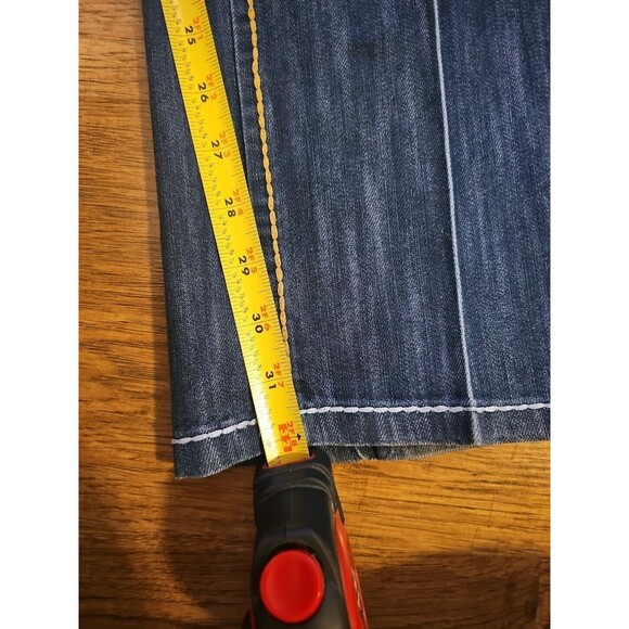 VTG Y2K Southpole Blue Denim Stonewashed Jeans 36x32 Thick Stitch Embroidered - Picture 5 of 9
